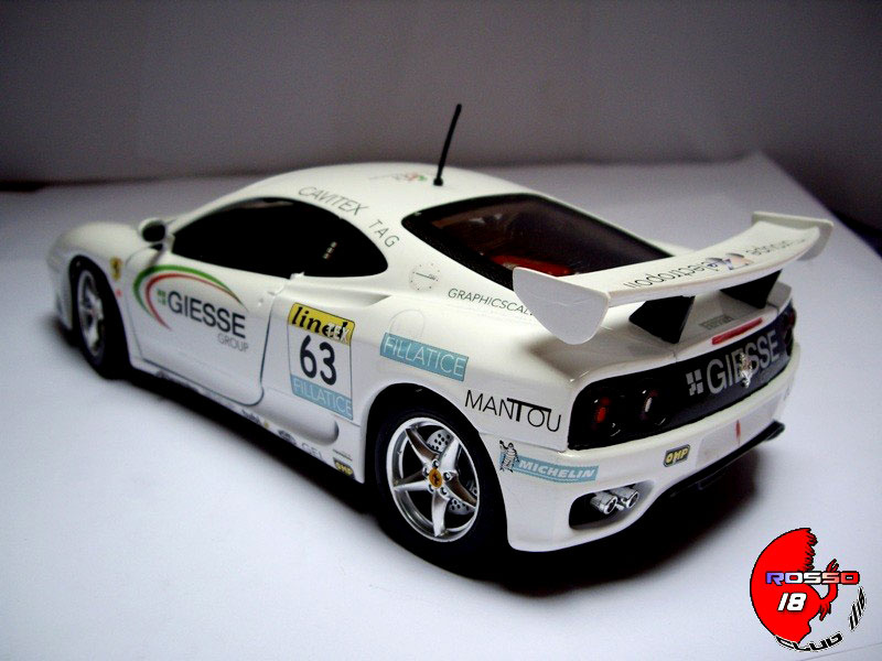 Ferrari 360 Modena ngt fia gt monza 2001 1/18 Burago